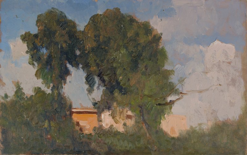 1948 ca. - Edifici visti da villa Lancellotti